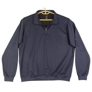 Zero Restriction Tour Series Pullover Mens L‎ Golf Navy Blue Jacket